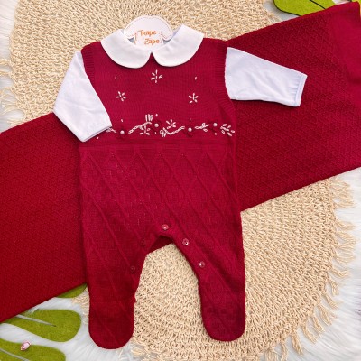 Saída de Maternidade Nicoly - Vermelho